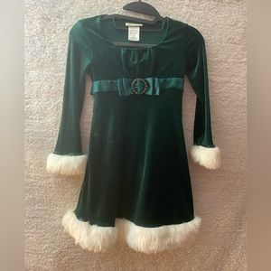 Bonnie Jean Christmas dress kids size 6x